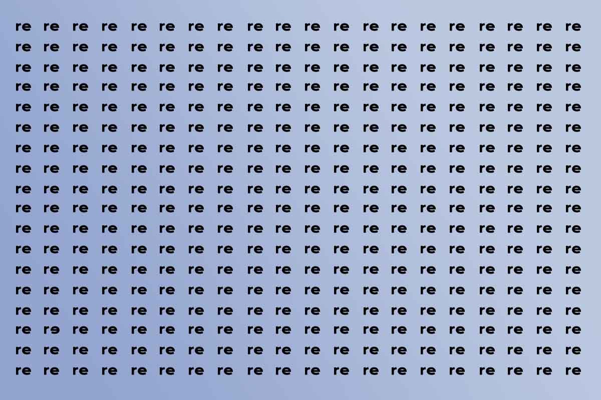 Sfida visiva: riesci a trovare l’intruso nascosto tra i “RE” in 8 secondi? Il 95% delle persone fallisce
