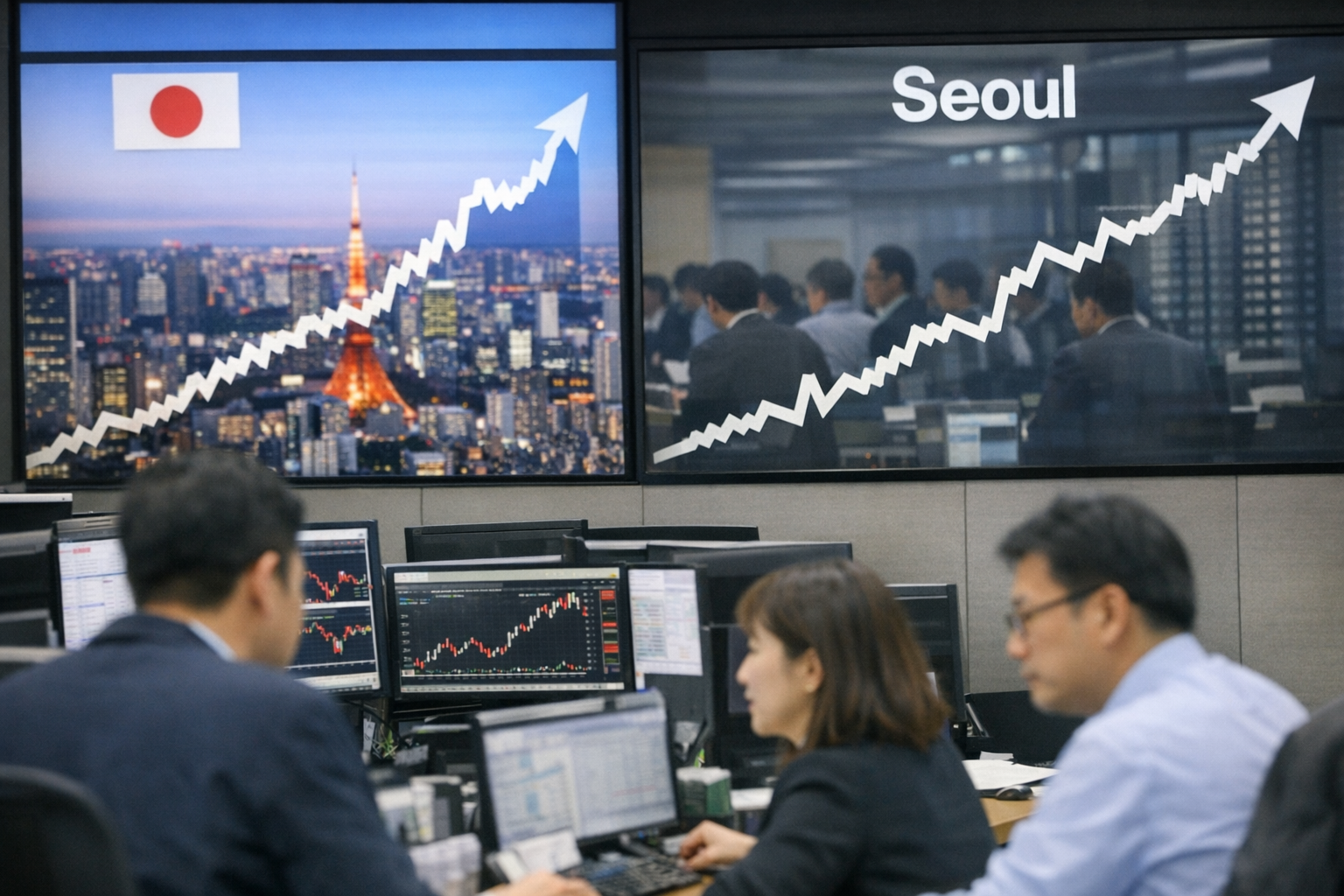 Borse asiatiche in rialzo: tecnologici spingono Tokyo e Seul