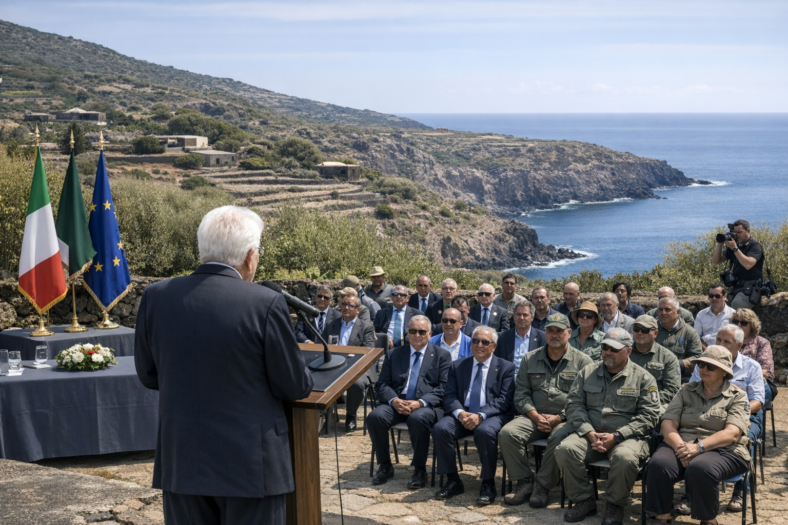 Mattarella a Pantelleria per il decennale del Parco Nazionale