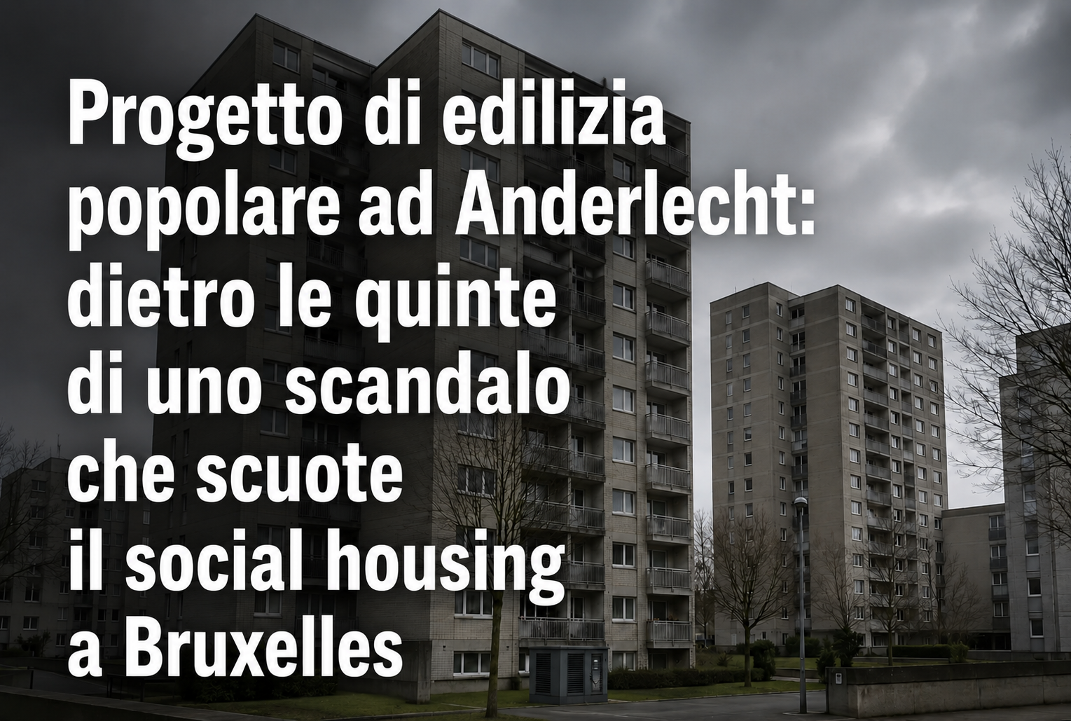 Isaac Hammouch-Foyer anderlechtois: ritratto di una vicenda che ha scosso l’edilizia sociale a Bruxelles