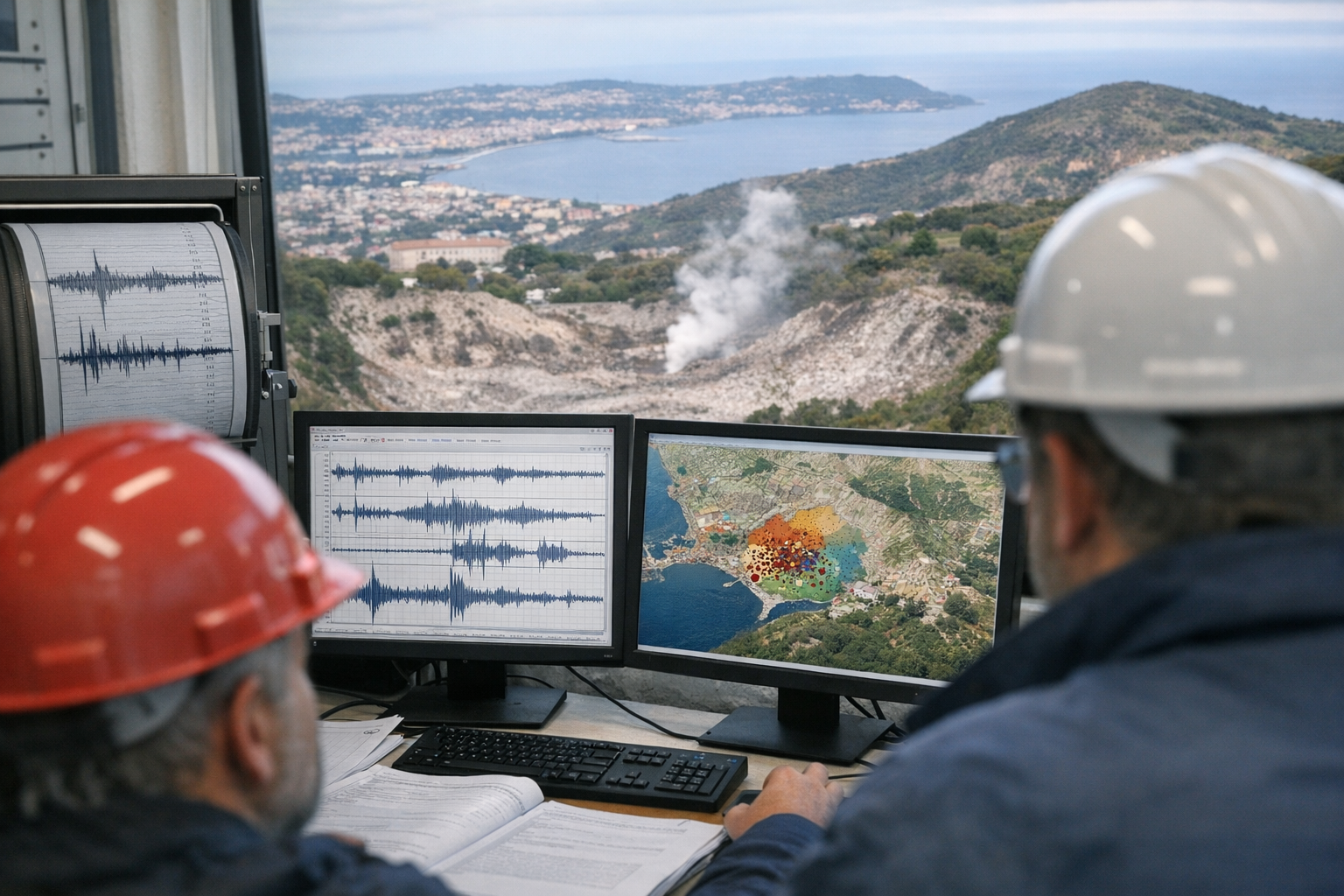 Sciame sismico ai Campi Flegrei: sessantina di scosse dopo la magnitudo 4.7 Sciame sismico ai Campi Flegrei: sessantina di scosse dopo la magnitudo 4.7