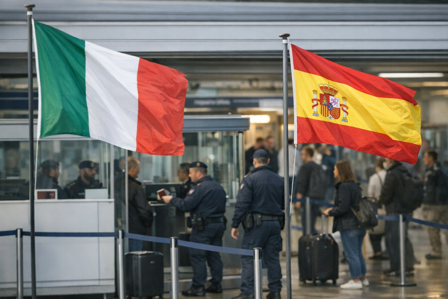 Roma sospende Schengen con Madrid per un mese: crisi politica e diplomatica
