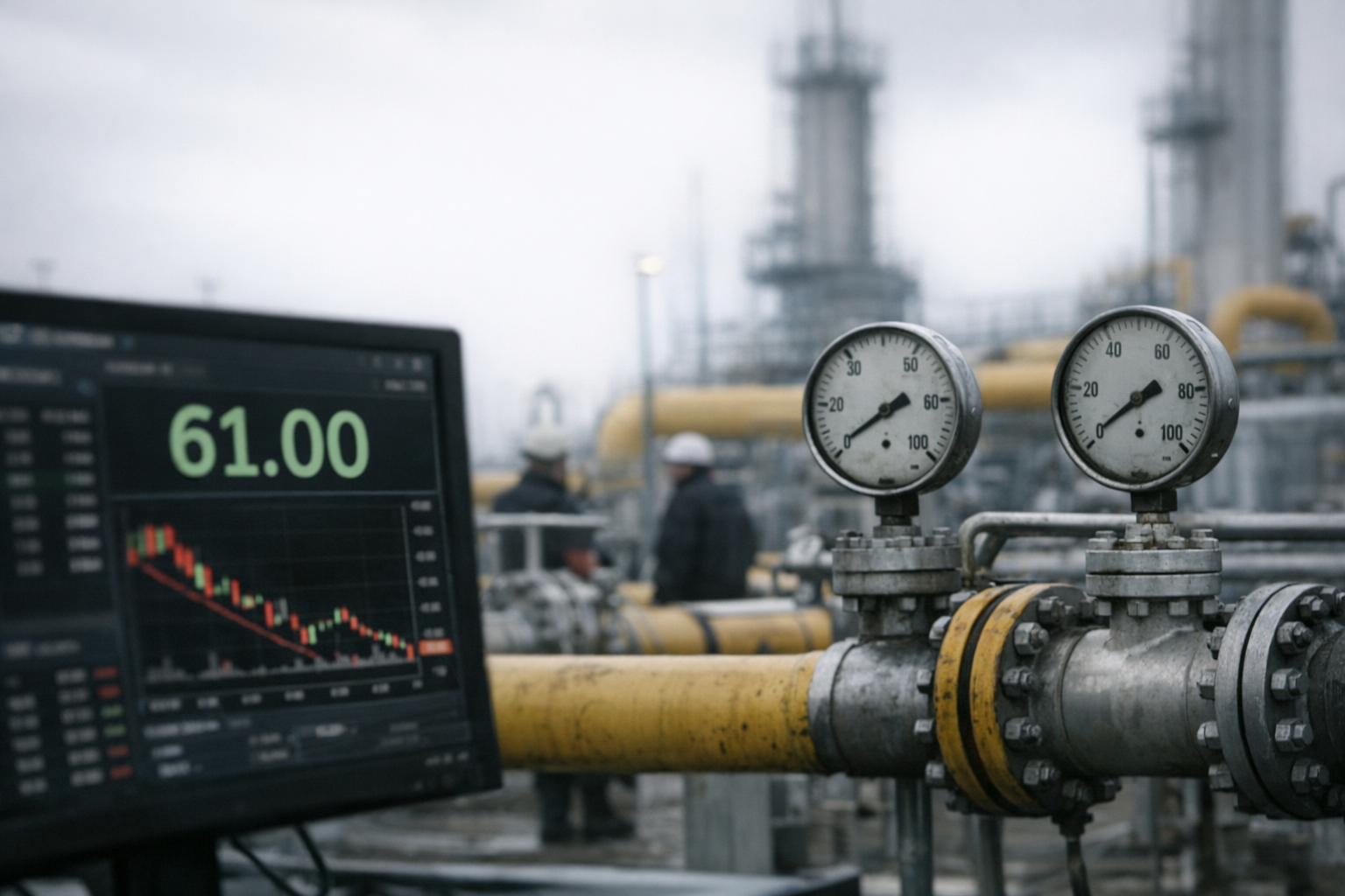 Gas a 61 euro: il mercato TTF reagisce alle tensioni Usa-Iran Gas a 61 euro: il mercato TTF reagisce alle tensioni Usa-Iran