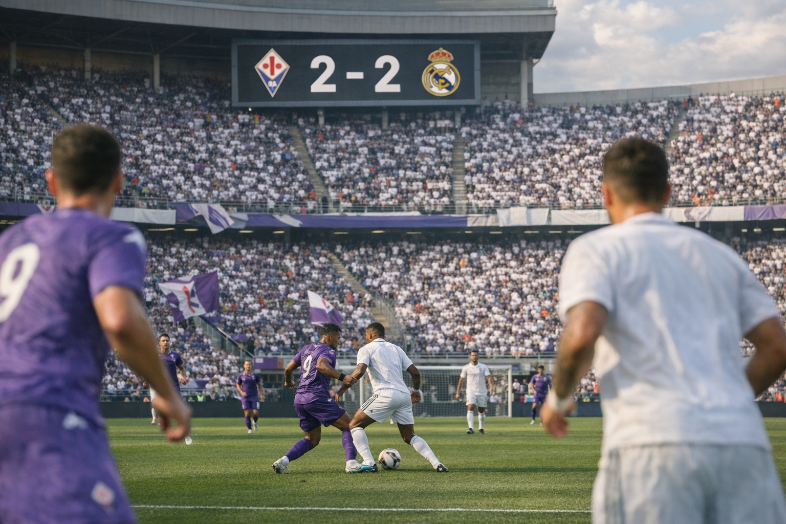 Fiorentina rimonta il Real Madrid: 2-2 nell'amichevole