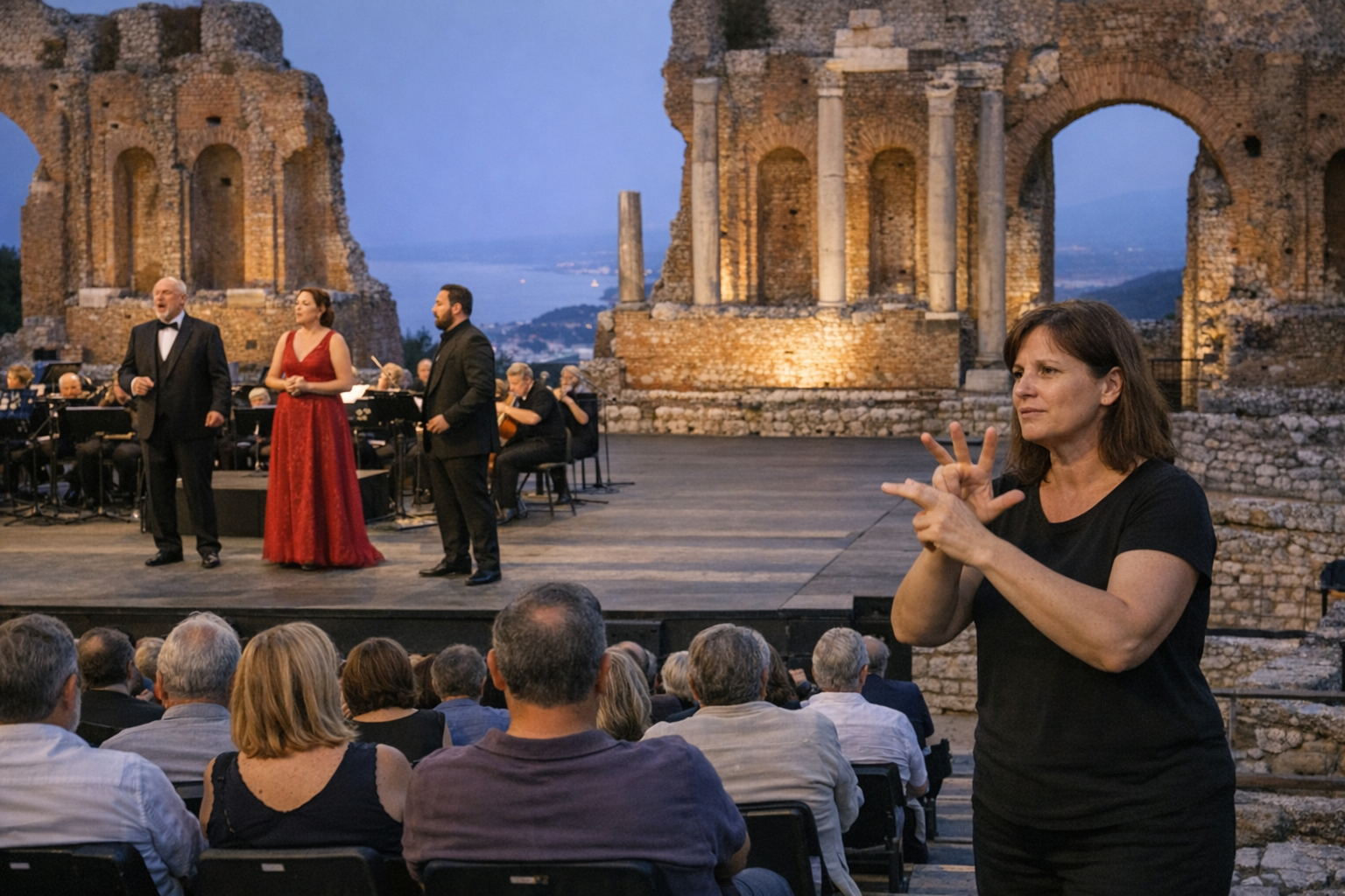 Nabucco in LIS a Taormina: il Festival Lirico apre all'accessibilità