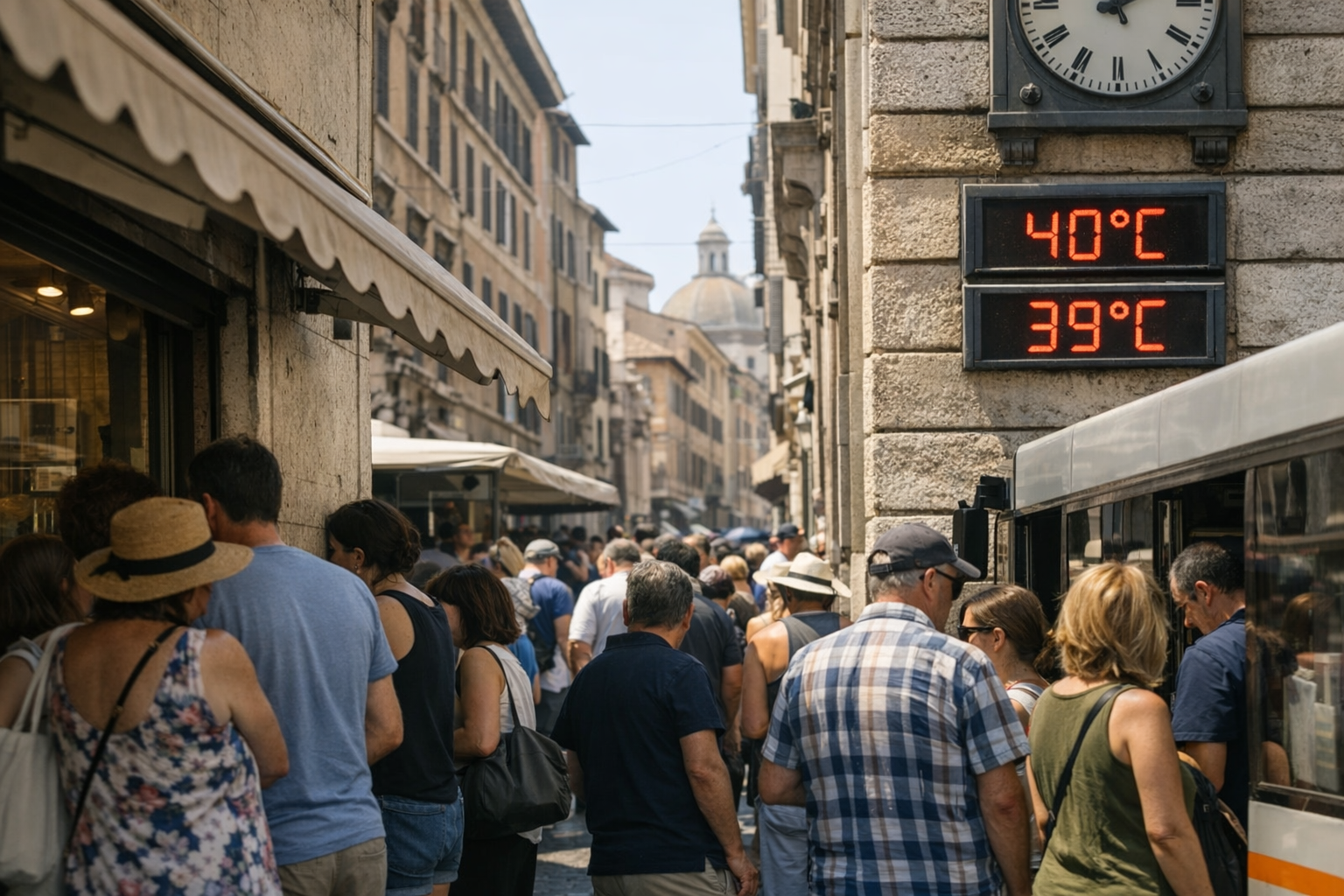 Ondata di calore: 23 bollini rossi oggi, lunedì diventano 25 Ondata di calore: 23 bollini rossi oggi, lunedì diventano 25
