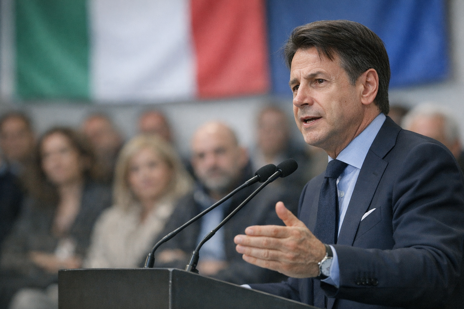 Conte: la linea sull'Ucraina decisa alle primarie