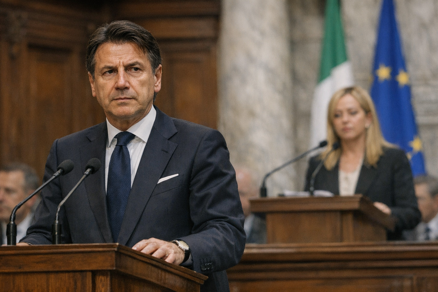 Conte: «Non ci sono le condizioni per lavorare con Meloni», tensione nell’opposizione