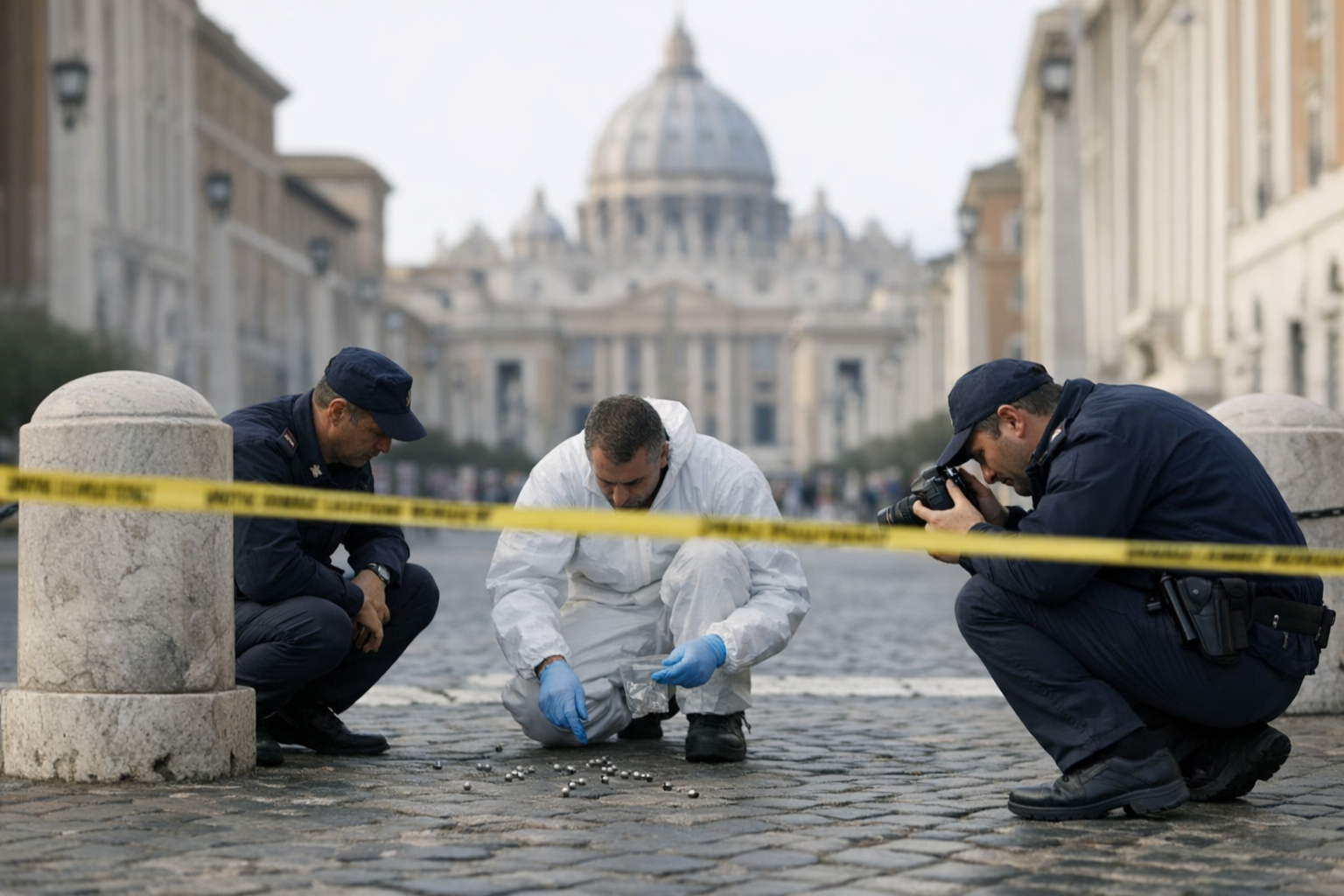 Ferita una donna vicino al Vaticano: indagini su colpi d'arma ad aria compressa Ferita una donna vicino al Vaticano: indagini su colpi d'arma ad aria compressa