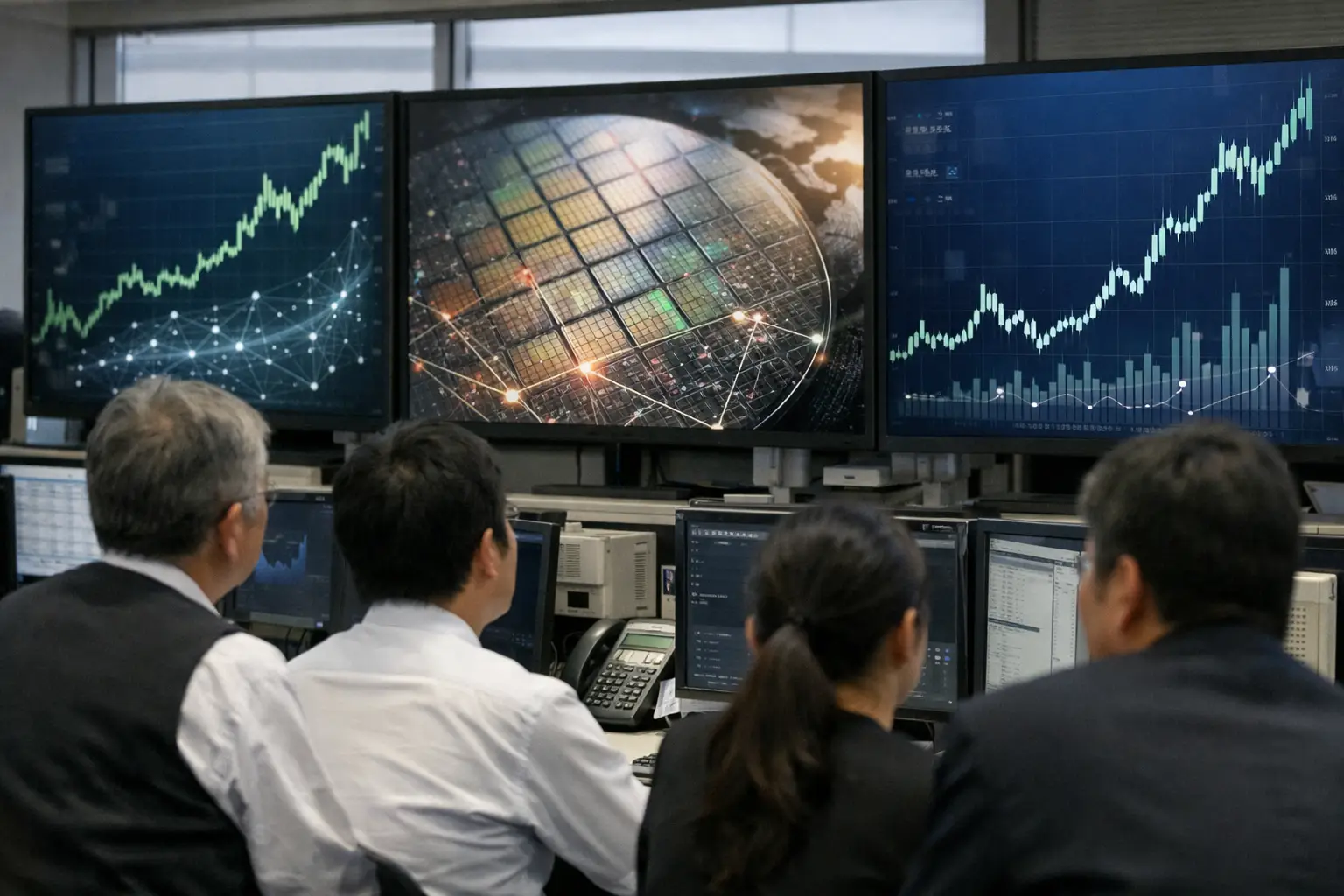 Tokyo parte in rialzo: IA e chip sostengono il mercato prima della Bank of Japan