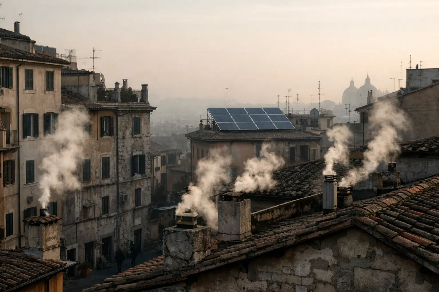 Rapporto Greenpeace: Roma penultima in Europa nella transizione al riscaldamento green