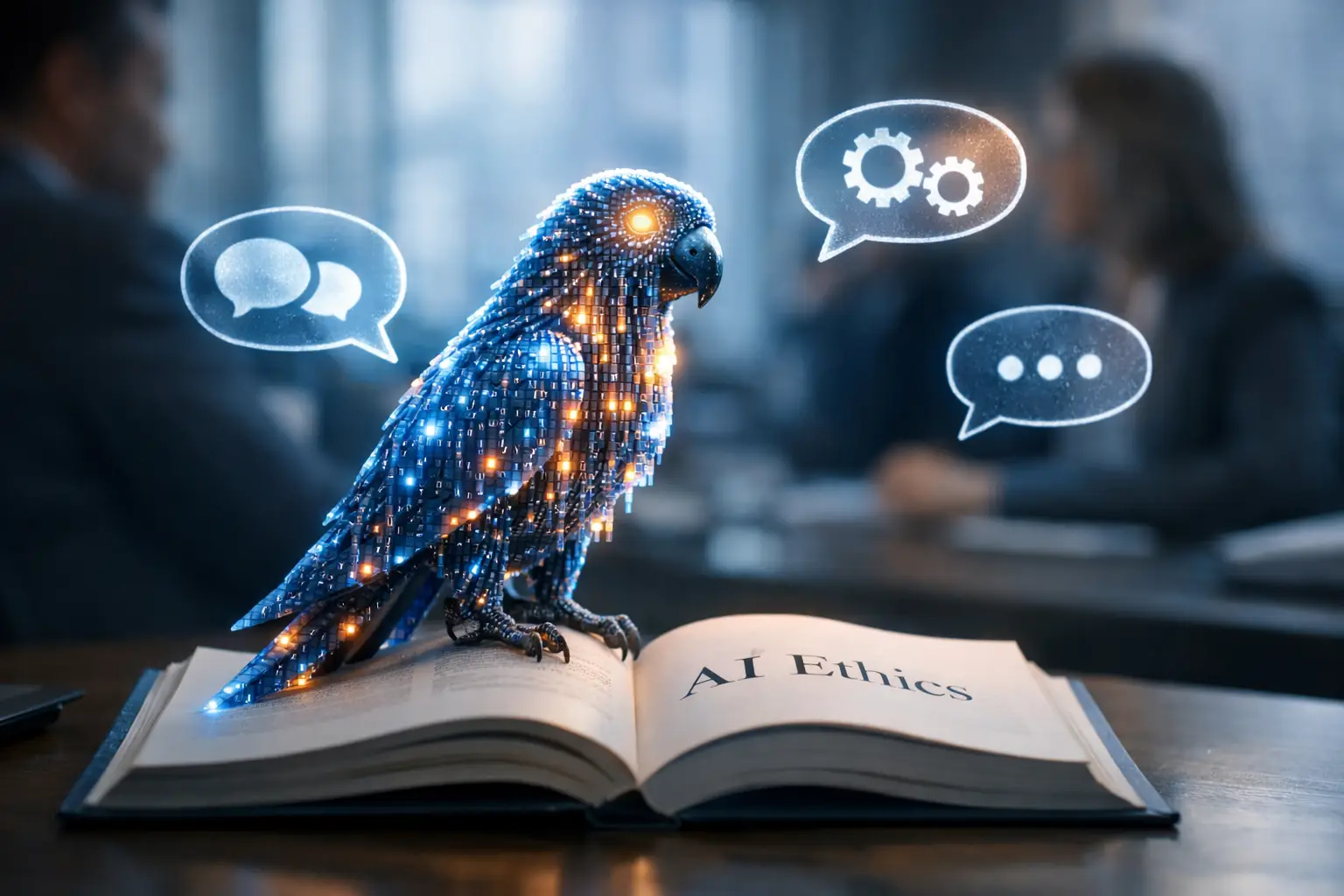 Il pappagallo digitale: come le metafore plasmano il dibattito sull'intelligenza artificiale
