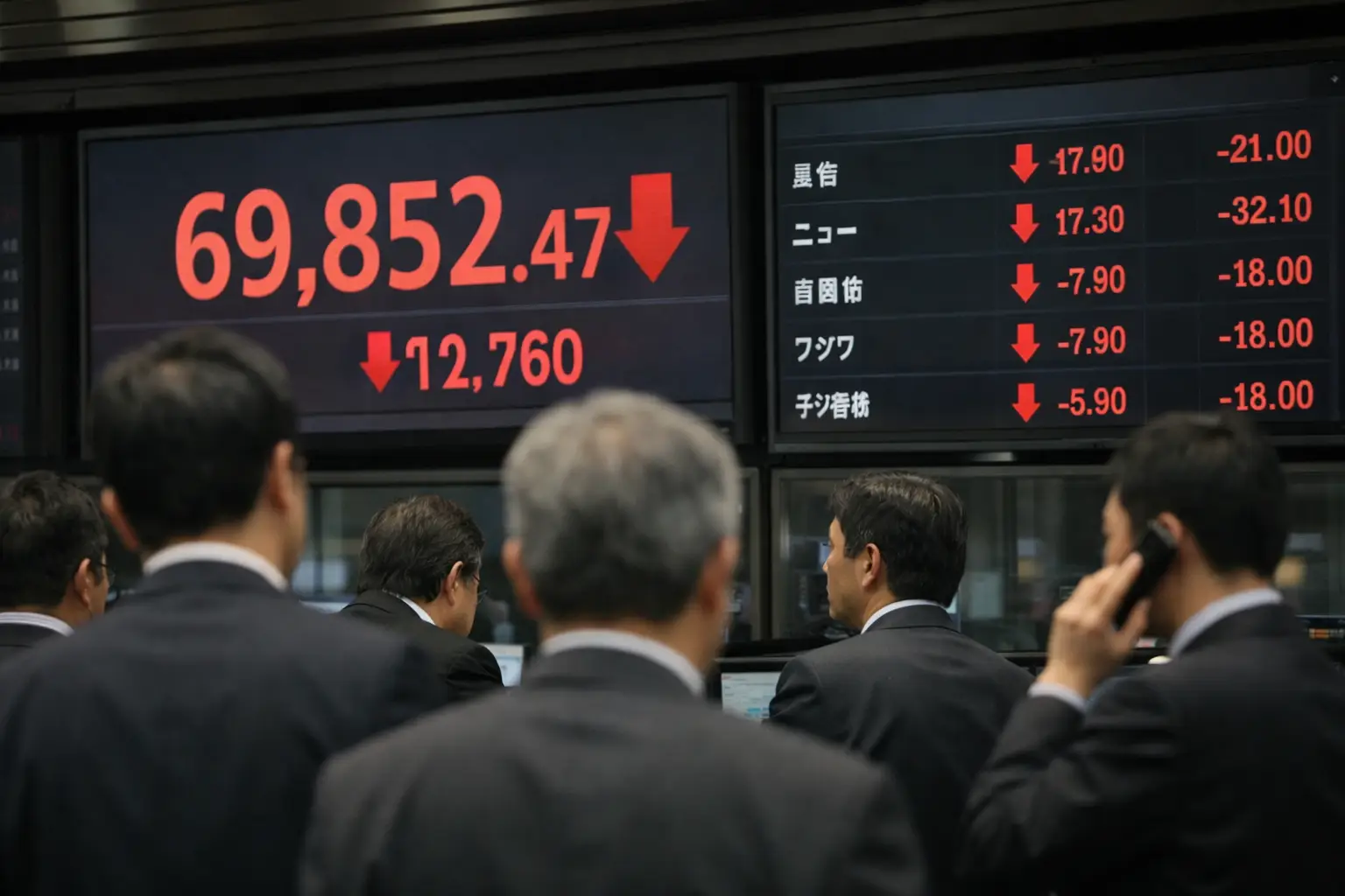 Borsa di Tokyo apre in calo: Nikkei scende sotto 70.000, tecnologia sotto pressione