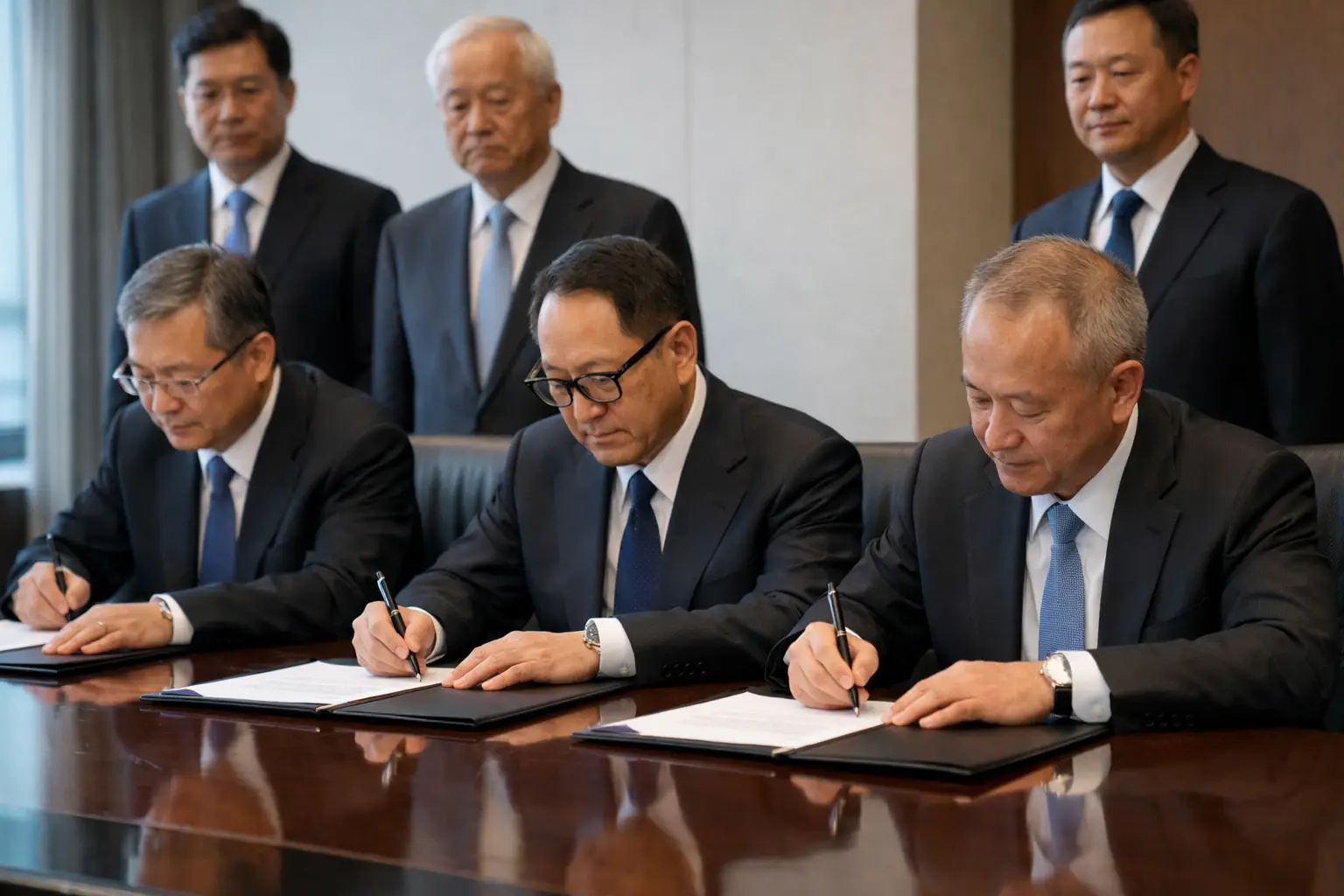 Toyota sigla un'intesa con FAW e GAC per accelerare l'elettrificazione Toyota sigla un'intesa con FAW e GAC per accelerare l'elettrificazione
