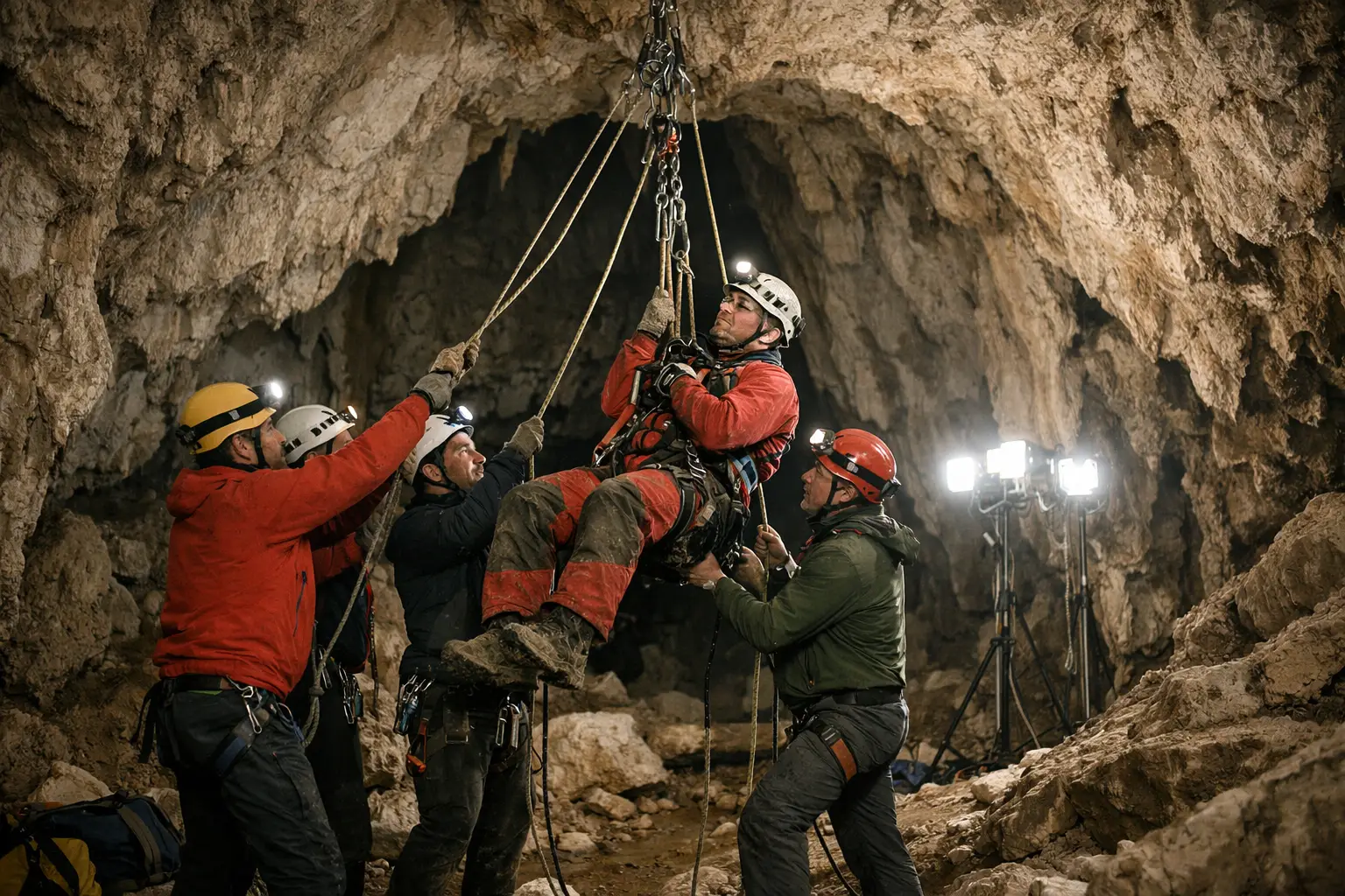 Salvato dopo 27 ore: lo speleologo estratto vivo da una grotta in Sardegna
