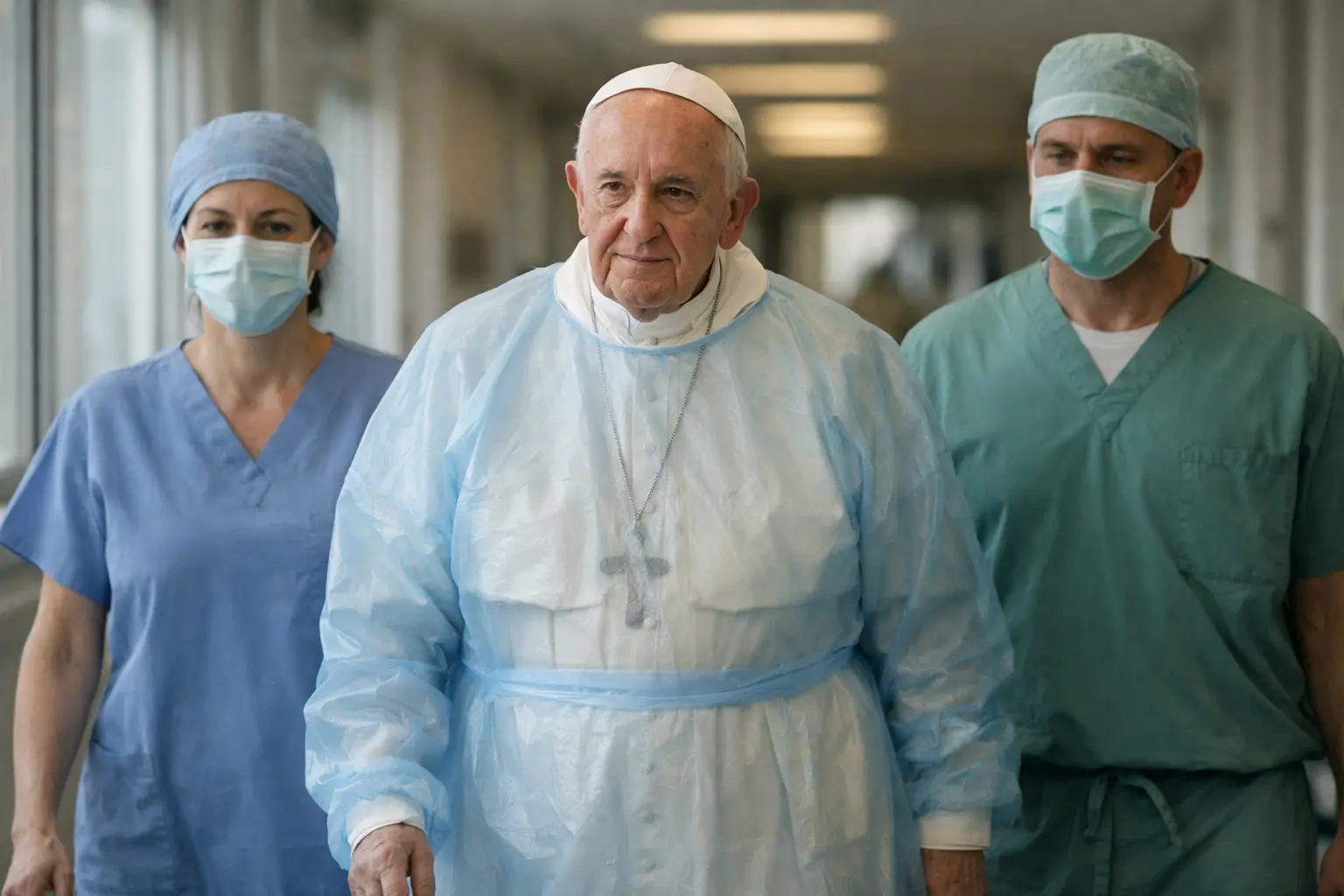 Il Papa operato per un adenocarcinoma polmonare: intervento di tre ore in sala operatoria
