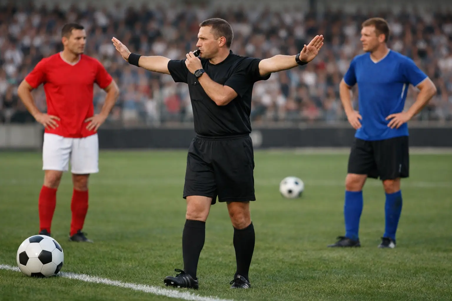 Doppio gol in campo ma un pallone era già fuori: arbitro annulla entrambe le reti