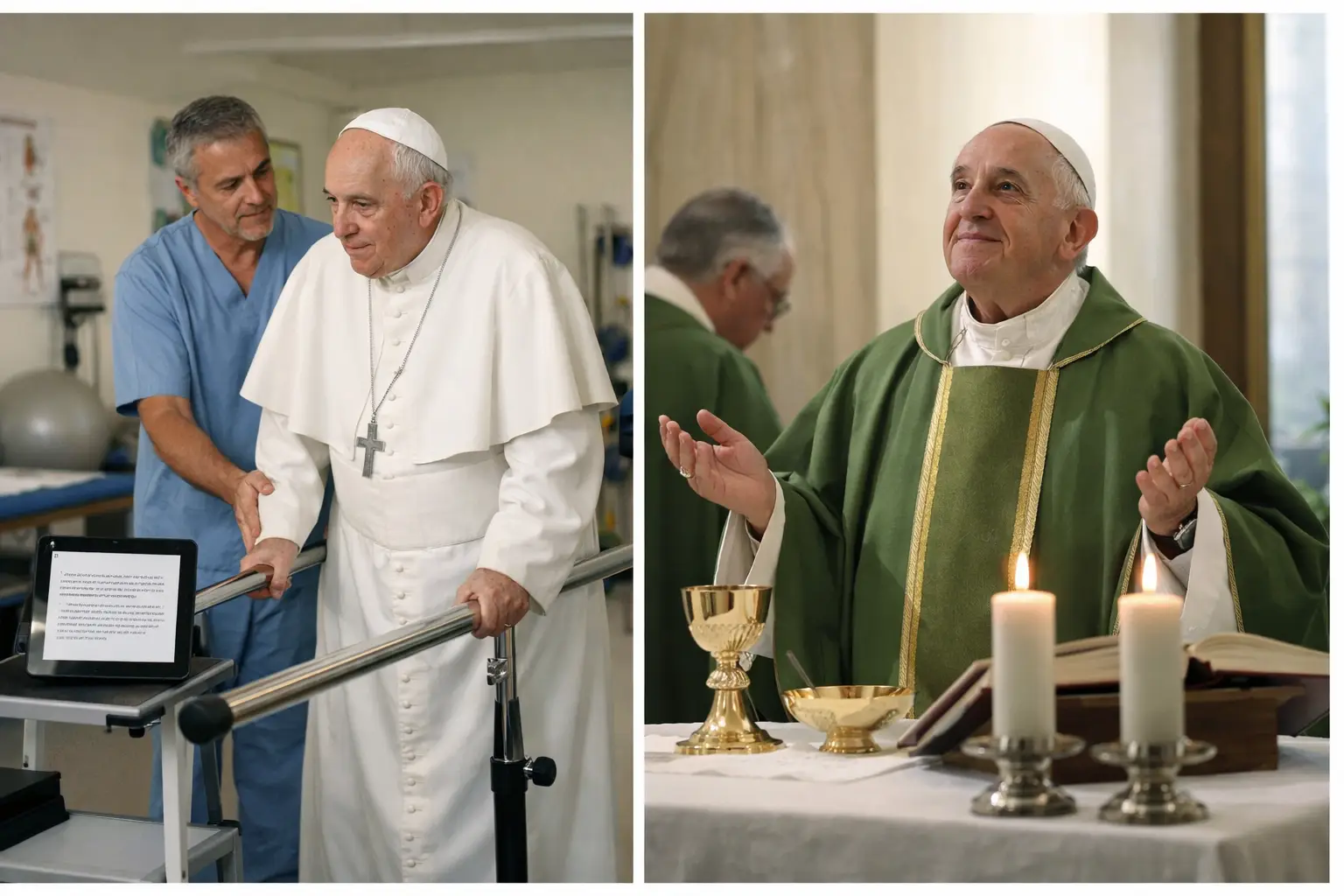 Il Papa ha iniziato le terapie: «si è alzato ed è di buon umore»